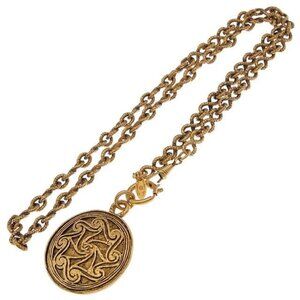 CHANEL Necklace gold Women Authentic secondhand
